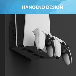 YONO Muurbeugel geschikt voor Playstation PS5 - Wall Mount - Houder DualSense Controller - Accessoires - Zwart — thumbnail 5