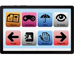 SeniorenTAB SA9W - Senioren Tablet - op basis van Samsung - 64GB - 11 inch - Wifi - tablet voor ouderen