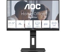 AOC E2 22E2UMF LED display 54,6 cm (21.5") 1920 x 1080 Pixels Full HD Zwart