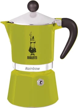 Bialetti Rainbow Groen 6 Kops – Espressopot – Aluminium – 270 ml — thumbnail 5