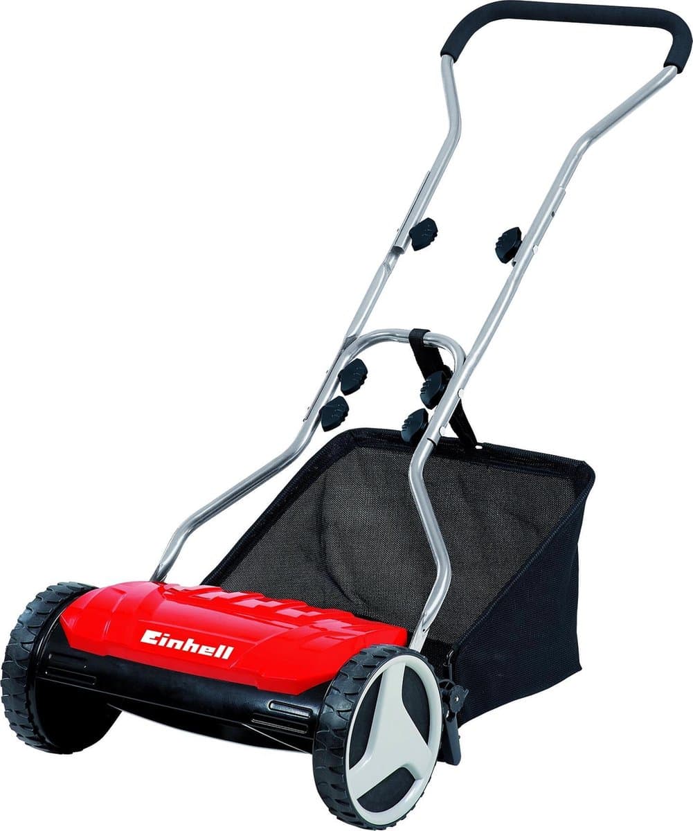 Einhell Kooimesmaaier GE-HM 38 S-F - Maaibreedte: 38 cm - Aanbevolen gazonoppervlakte: tot 250 m² - 26 L opvangbak - Maaihoogte: 13-38 mm — afbeelding 1