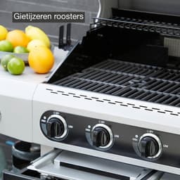 Barbecook Siesta 310 Black Edition - Gas BBQ barbecue - 3 Branders - Met zijbrander - 1 vaste zijtafel — thumbnail 4