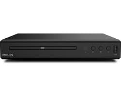 Philips TAEP200/20 - DVD Speler met HDMI Aansluiting - 2021 Model - CD Spelers (2000 series) voor Vrijwel Alle Discs - DVD Speler USB Aansluiting - 12-bits Video DAC - Zwart