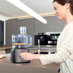 BLACK+DECKER - BXFPA1200E - Keukenmachine 1.200 W - Karaf 1,5L - 2 Snelheden/Turbofunctie - 8 Accessoires - Roestvrijstalen Afwerking - Anti-vingerafdruk - BPA-vrij — thumbnail 5