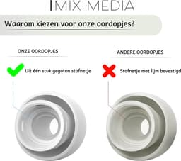 Oordopjes geschikt voor Apple Airpods Pro - Airpods Pro tips - Airpods Pro vervanging tips - 5 paar oordopjes geschikt voor Airpods Pro - Medium / Zwart — thumbnail 5