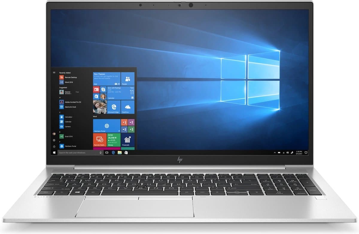 HP EliteBook 850 G7 DDR4-SDRAM Notebook 39,6 cm (15.6") 1920 x 1080 Pixels Intel® 10de generatie Core™ i5 8 GB 256 GB SSD Wi-Fi 6 (802.11ax) Windows 11 Pro Zilver — afbeelding 1