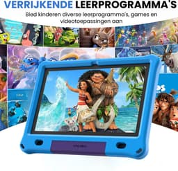 Oneiro Kindertablet KIDSPLAY PRO 2.0 10.1 inch BLAUW - Kindertablet vanaf 3 jaar - Ouder Control App - Beschermhoes - Android 12 – 6000 Mah Batterij — thumbnail 3