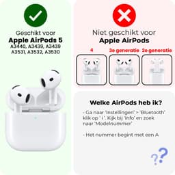 Hoesje Geschikt voor Apple AirPods 5 - Siliconen Hoes met Clip - Silicone Case Cover - Oranje — thumbnail 2