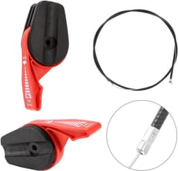 65 inch universele grasmaaier gaskabel schakelaar bediening tuinmachine montage gaskabel grasmaaier bedieningsschakelaar hendel kit voor elektrische benzine grasmaaiers (rood) — thumbnail 4