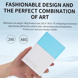 Draagbaar, HD, 1080p, HD, Full HD, Smart Home Beamer, met HDMI, USB, 3,5 mm audio-interface voor smartphone, laptop, tv, tablet, pc — thumbnail 4