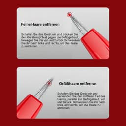 OKWISH Plukmachine - Pluimveeverwijderaar - Efficiënt & Makkelijk Schoonmaken - Voor Keuken & Boerderij - Voor Kip Eend En Gans - 270 X 60 Mm - Rood — thumbnail 5