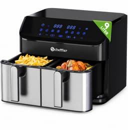 Scheffler heteluchtfriteuse met 2 compartimenten, 9 liter inhoud, 8 programma's, Dual Cook & Sync Finish — thumbnail 1