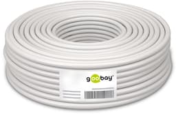 Goobay luidsprekerkabel op rol 10 m rood en zwart met twee CCA-aders van 4 mm² — thumbnail 3