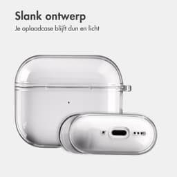 imoshion Clear Softcase voor - Hoesje geschikt voor AirPods 4 / 4 met ANC / 5 / 5 met draadloze oplaadcase - Smokey Black — thumbnail 4