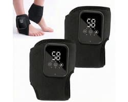 Apparaat met warmte, 3 massagemodi, 2000mAh accu, thuis & bureau, 2 stuks