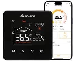 WiFi thermostaat, verwarming, smart voor water, vloerverwarming, programmeerbare lcd-kamerthermostaat, boiler, wifi, digitale vloerverwarming, compatibel met Alex Google Home 3A