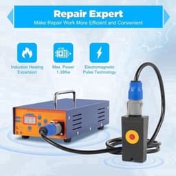 Deukhersteller Auto – Deukverwijderaar – Inductieverwarmer – Reparatietool – Lakschadevrij – 1,38 kW Vermogen – Digitale Bediening — thumbnail 2