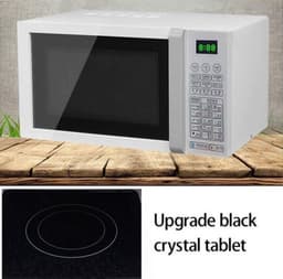 Magnetronoven - Keukenapparaat - Snel eten bereiden - Digitaal display - 23 liter inhoud - Zilver — thumbnail 3
