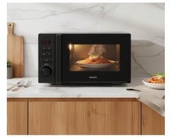 Solo magnetron - Compacte oven - Maaltijden verwarmen - 5 standen - 20 liter - Matzwart