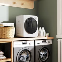 Compacte Mini Wasdroger - 5 Programma's - RVS Trommel 4 kg 800W 400W — thumbnail 2