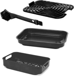 Airfryer - Friteuse zonder olie - Gezond Koken - Intuïtieve Touch Control - 7 Liter - Zwart/Zilver — thumbnail 2