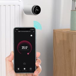Thermostatische Radiator Klep - Slimme Verwarmingsregelaar - Energiebesparing Thuis - Stille Werking Minder Dan 25dB — thumbnail 3