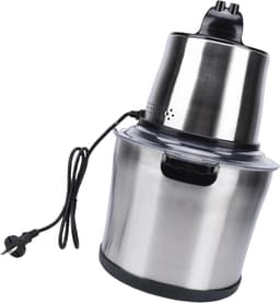 Keukenmachine - Voedselhakker Deegkneder - Maaltijden Bereiden - Krachtige 1800W Motor - 10L Kom - Zilver — thumbnail 3