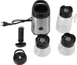 Keukenblender Groentehakker - Foodprocessor Vleesmolen - Voedselbereiding Thuis - Vacuüm Opslagfunctie - 1800 W - Zwart — thumbnail 3
