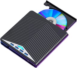 Externe Schijflezer - Kaartlezer Hub - Snelle Data Overdracht - 7 Poorten - 15.7 x 15.5 cm - Zwart — thumbnail 1