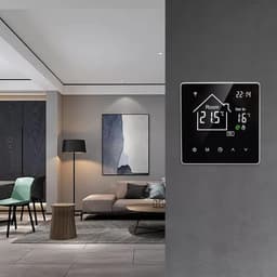 Digitale Thermostaat - Slimme Regelaar - Energie Besparen - 7-Daags Programma - 5-60°C Instelbaar - Zwart — thumbnail 3
