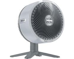 Draadloze Tafelventilator op Accu - Ventilator voor Binnen & Buiten - Oplaadbaar - 5 Snelheden - Oscillerend - Zwart