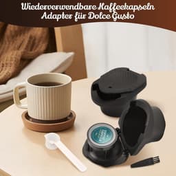 Koffiepad Adapter - Capsule Converter - Koffie Maken - Herbruikbaar en Veilig - 78 mm - Wit — thumbnail 4