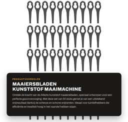 Dailygoods- Grassnijmes 50 Stuks - Kunststof Mes - Duurzaam — thumbnail 1