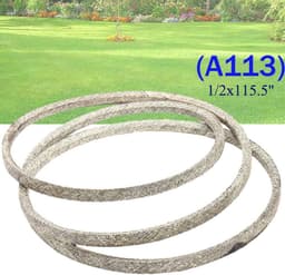 Grasmaaier Riem - V-snaar - Gazon Onderhoud - Kevlar Versterkt - 1/2 x 116 Inch - Zwart — thumbnail 4