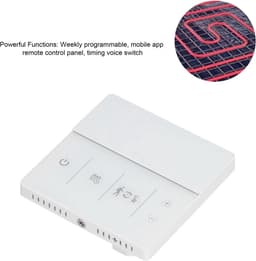 Slimme Thermostaat - Programmeerbare Thermostaat - Temperatuur Regelen - Open Raam Detectie - 86 x 86 mm - Wit — thumbnail 3