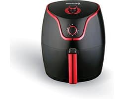 Luchtfriteuse - Airfryer XL - Gezond Koken - Antiaanbak Mand - 7.1 Liter - Zwart