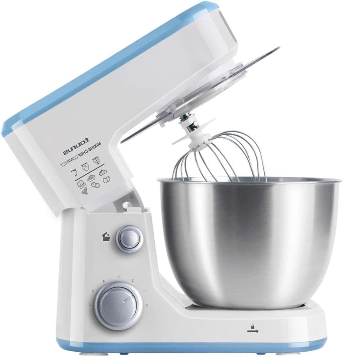 Keukenmachine - Mixer - Bakken en Koken - Planetair Systeem - 4 Liter Kom - Zwart — afbeelding 1