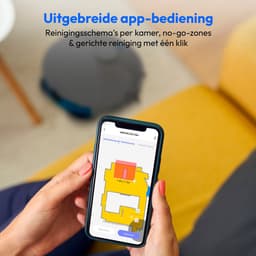 MEDION Robotstofzuiger met 3-in-1 station, lasernavigatie en dweilfunctie X55 SW+ Pro (10.000 Pa, 2-in-1 robot, roterende dweilmoppen, kruislijnlaser) — thumbnail 5