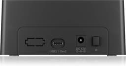 Harde Schijf Dockingstation - HDD SSD Station - Data Toegang - USB 3.1 Type-C - 25/35 inch - Zwart — thumbnail 5