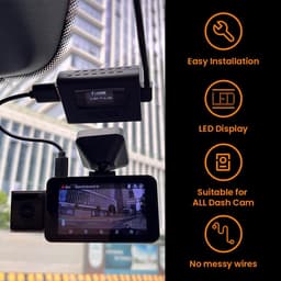 SnelShoppen - Dash Camera Power Adapter 3-Pin voor Seat, Skoda, Cupra - LED Display USB Oplader met 5V 12V Output - Eenvoudig te Installeren voor Rege — thumbnail 2