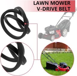 Aandrijfriem V-riem vervangend onderdeel - Binnenomtrek 750 mm - Buitenomtrek 772 mm - Breedte 10 mm - Compatibel met MTD/Troy-Bilt - Rubber/vezelmaterialen - Grasmaaier Riem — thumbnail 4