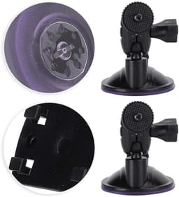 SnelShoppen - 360 Graden Verstelbare Vacuum Suction Cup Dash Cam Houder, Universele Dashcamera Achteruitkijkspiegel Bevestiging Kit voor de Meeste Das — thumbnail 3