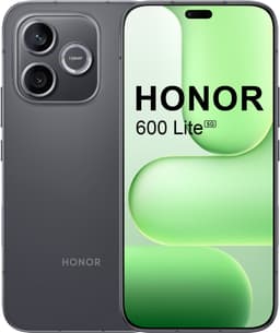 HONOR 600 Lite 8GB+256GB 5G Smartphone – 6.6" AMOLED 120Hz – 108MP Camera – 6520mAh Batterij – Zwart Mobiel — thumbnail 1