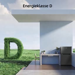 CHiQ CTM68LGD - Tafelmodel Koelkast Met Vriesvak - Totaal 66 Liter - Energielabel D - Stil: 37dB - Zwart - 12 jaar garantie op compressor - 2026 Nieuw — thumbnail 3