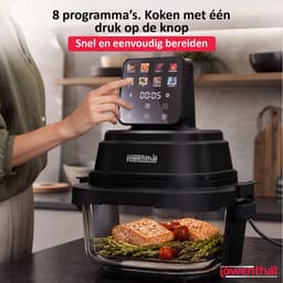 Airfryer Glazen Oven Digitaal - Airfryen, Bakken, Grillen en Roosteren - 8 Programma's - 4 Liter - 80–200 °C - Löwenthal — thumbnail 5