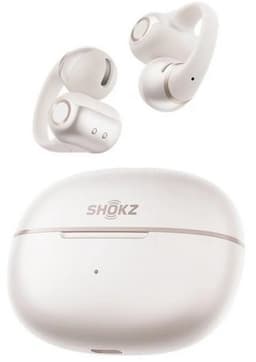 Shokz OpenDots 2 Open-ear Clip-on Oortjes – Dolby Audio – Draadloze Oordopjes – Wit — thumbnail 3