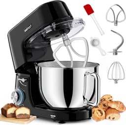 Keukenmachine - Mixer Robot - Bakken en Koken - Krachtige Motor - 7.2 Liter Kom - Zwart — thumbnail 1