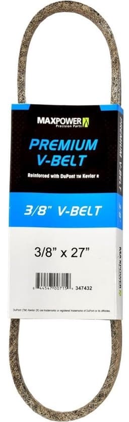 Aangedreven V-riem - Kevlar Versterkt - Grasmaaier Onderhoud - Duurzaam Aramide Materiaal - 3/8 x 27 Inch - Beige — thumbnail 1