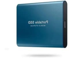 Externe SSD - Draagbare Opslag - Bestanden Opslaan - Plug-and-play - 1 TB - Blauw