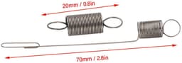 Dailygoods- Luchtvaanveer Vervanging 699056 - Eenvoudige Installatie - Herstel Spanning - Compatibel met 122H02/122K02 - Verbeterde Efficiëntie - Geschikt voor Grasmaaier - Grasmaaierveer — thumbnail 4